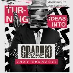 Creative graphic design poster showcasing modern layout, typography, and visual branding.